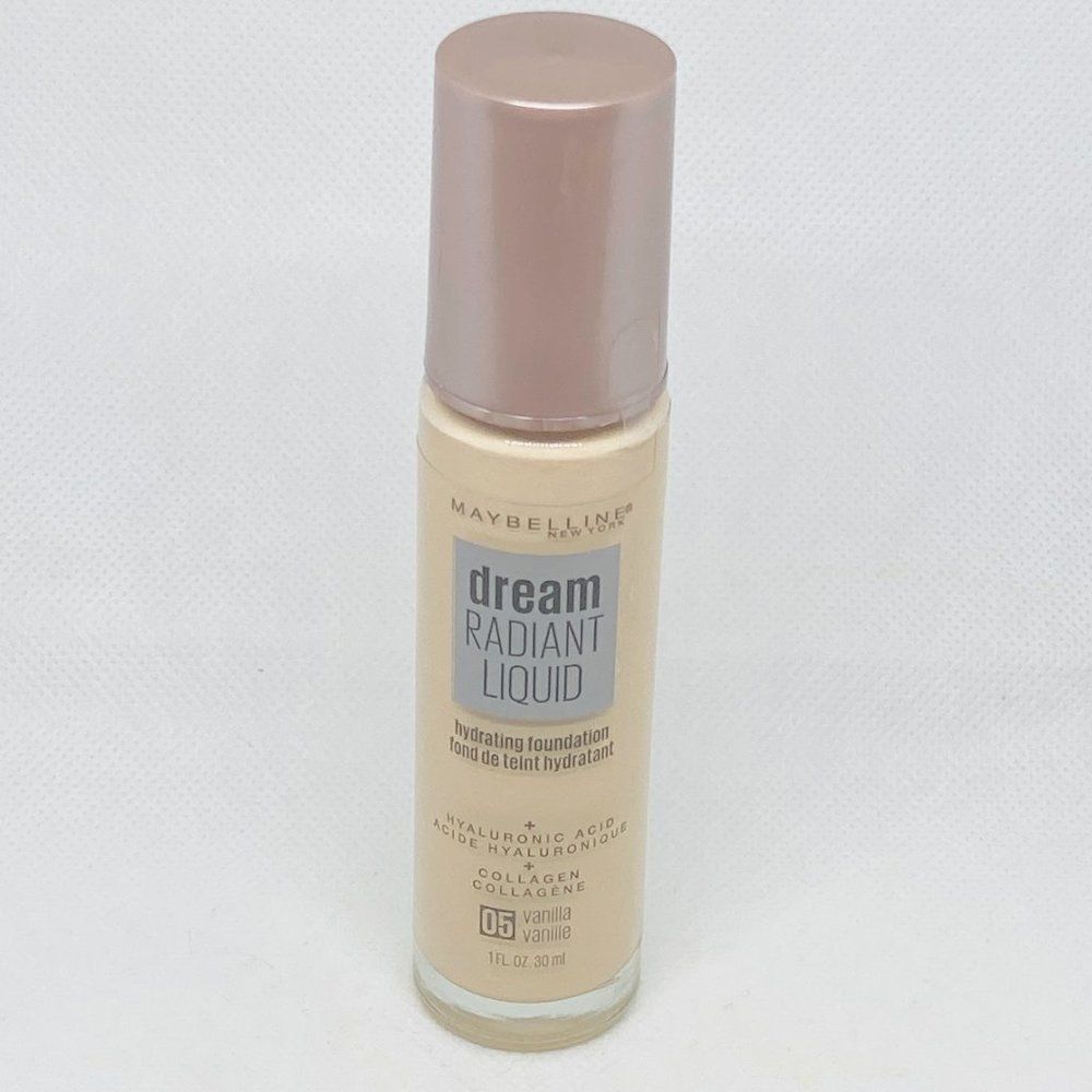 MAYBELLINE Dream Radiant Liquid Hydrating Foundation 05 Vanilla 1fl oz 30ml